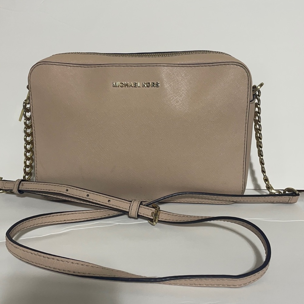 Michael Kors Jet Set Pink Crossbody Purse